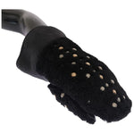 Dolce & Gabbana Black Leather Shearling Studded Gloves LB159-1