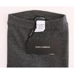 Dolce & Gabbana Gray Cashmere Stretch Tights LOD10008-7