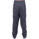 Dolce & Gabbana Black Wool Stretch Pleated Pants HAN10147-1