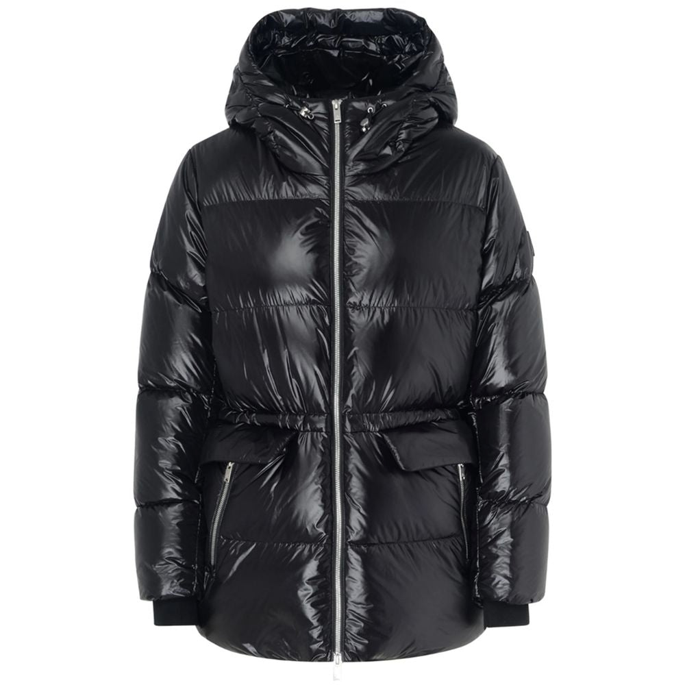Moose Knuckles Black Nylon Jackets & Coat MO-14460-S
