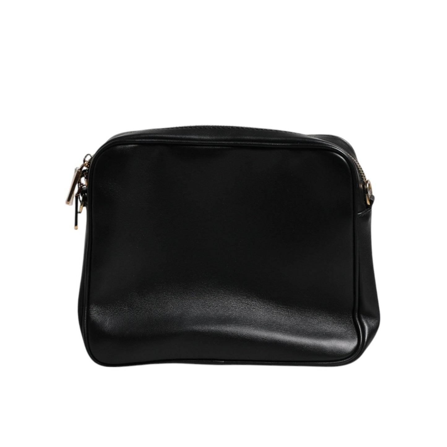 Dolce & Gabbana Black Calfskin Leather Gothic Messenger Bag BAG4171