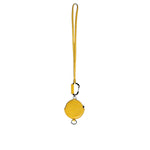 Dolce & Gabbana Yellow Round Leather DG Logo Coin Purse Lanyard Wallet BAG4234