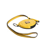 Dolce & Gabbana Yellow Round Leather DG Logo Coin Purse Lanyard Wallet BAG4234