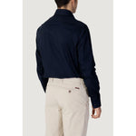 Calvin Klein Blue Cotton Shirt CA-10283000010-IT41 | L