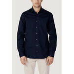 Calvin Klein Blue Cotton Shirt CA-10283000010-IT41 | L