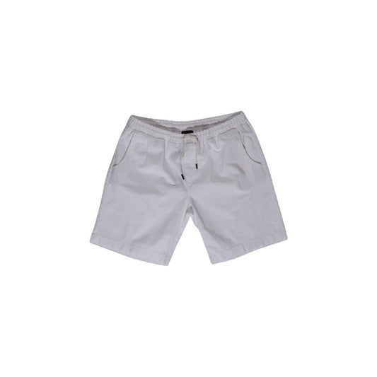 Refrigiwear White Cotton Bermuda