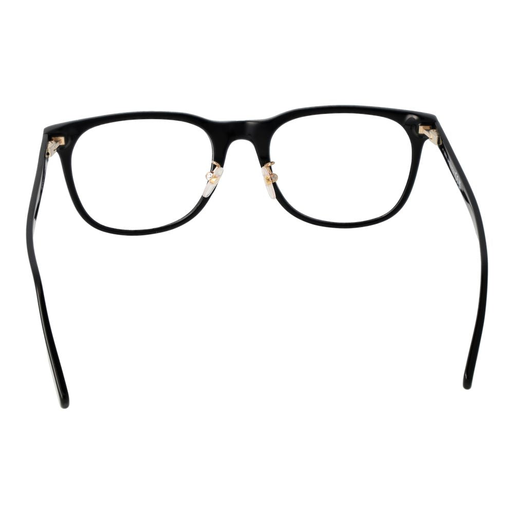 Ermenegildo Zegna Black Men Glasses Frame, full-rim acetate frame, demo lenses, rectangular style, 53-20-145 dimensions