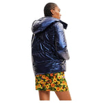 Desigual Blue Polyamide Jackets & Coat DE-12051200010-XXL