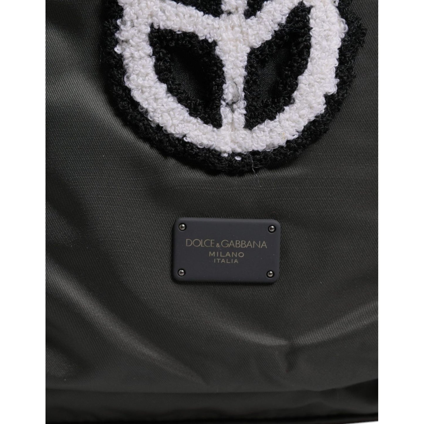 Dolce & Gabbana Gray Nylon Prince Forever School Travel Backpack Bag BAG1645