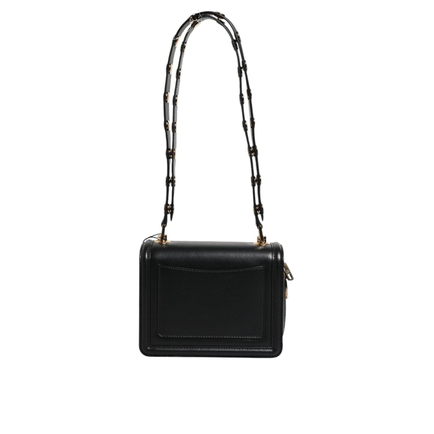 Dolce & Gabbana Black Joy Therapy Lola Studded Leather Crossbody Bag BAG4025