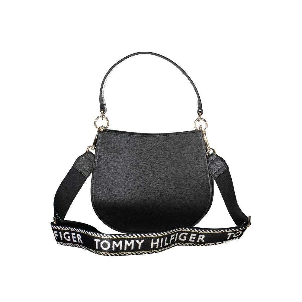 Tommy Hilfiger Black Polyester Women Handbag TO-20453-FBB-321