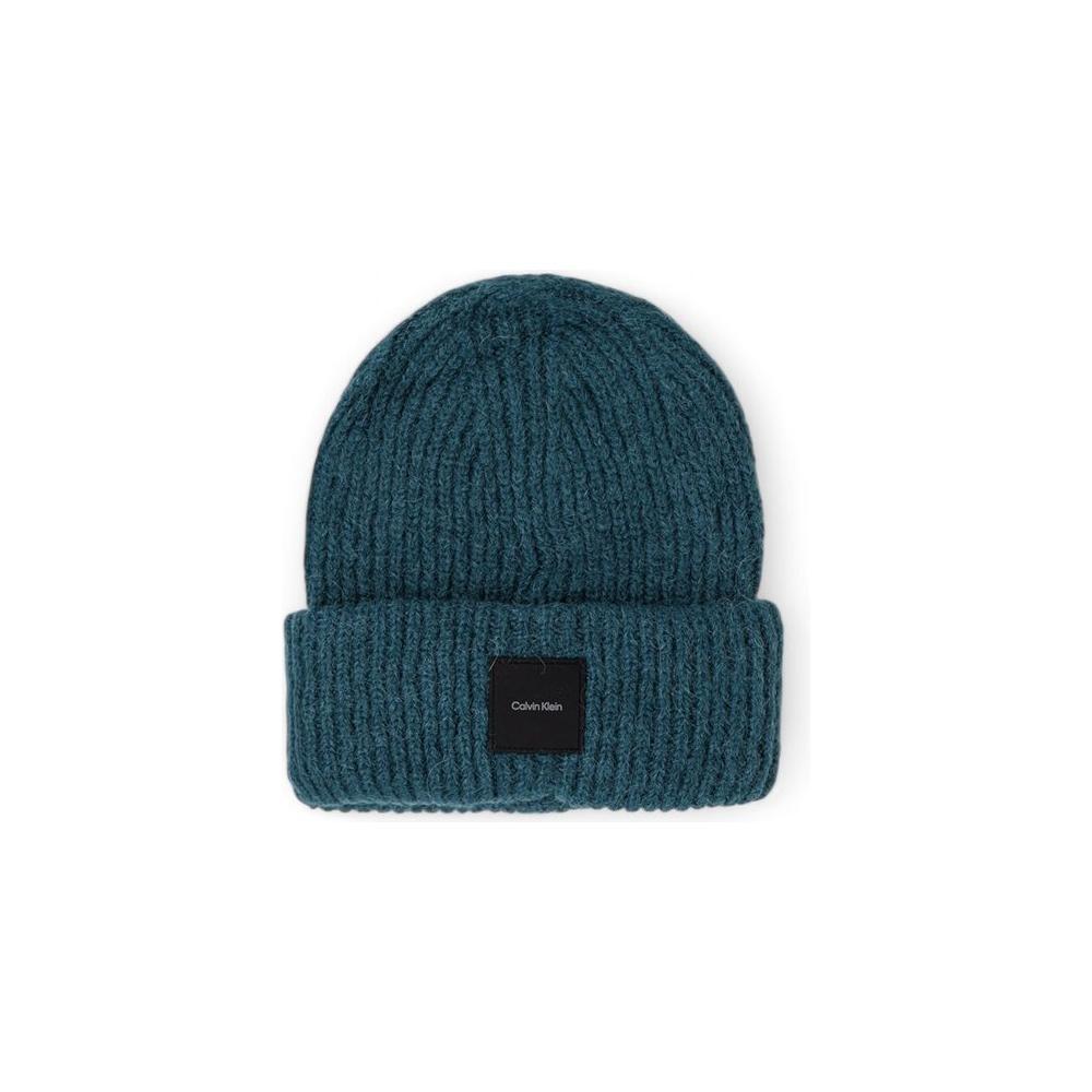 Calvin Klein Green Alpaca Leather Caps Baseball Hat CA-16496700150-UNI