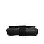 Dolce & Gabbana Black Logo Plaque Leather Buckled Shoulder Crossbody Bag BAG1616