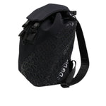 Dolce & Gabbana Black Neoprene Nylon DG Logo School Backpack Bag BAG4063