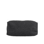 Dolce & Gabbana Black Large Knitted Crochet Shoulder Shopper DG Logo Bag BAG1656