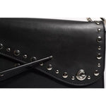 Dolce & Gabbana Black Small Leather Studded Shoulder Crossbody Bag BAG4081