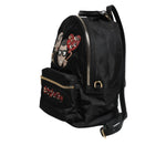 Dolce & Gabbana Black Nylon #DGFAMILY VULCANO Embellished Backpack Bag BAG4084