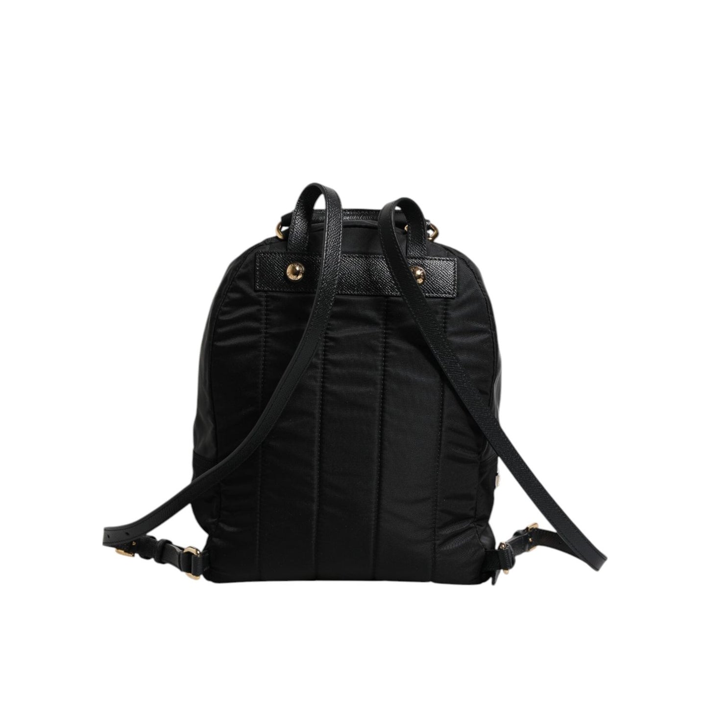 Dolce & Gabbana Black Nylon #DGFAMILY VULCANO Embellished Backpack Bag BAG4084