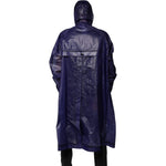 Dolce & Gabbana Dark Blue Cotton Hooded Men Raincoat Jacket JKT3787-54
