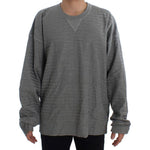 Dolce & Gabbana Gray Crewneck Pullover Silk Sweater TIT20531-1