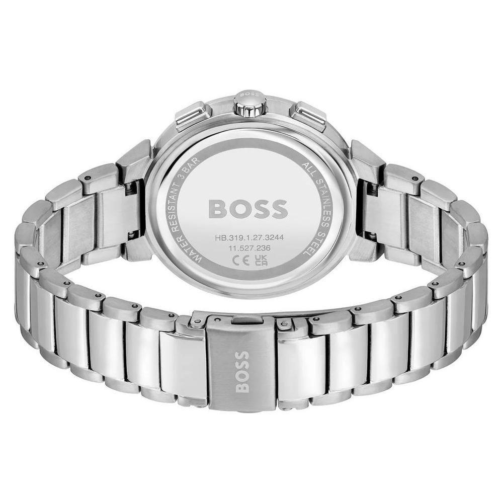 Hugo Boss Silver Stainless Steel Dress Watch