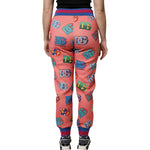 Dolce & Gabbana Pink Logo Monogram Jogger Sweatpants Pants PAN74936-36
