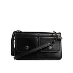 Dolce & Gabbana Black Leather Logo Purse Shoulder Crossbody Bag BAG4295