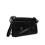 Dolce & Gabbana Black Leather Logo Purse Shoulder Crossbody Bag BAG4295