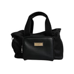 Dolce & Gabbana Black Shoulder Strap Pet Carry Logo Plaque Bag BAG4305