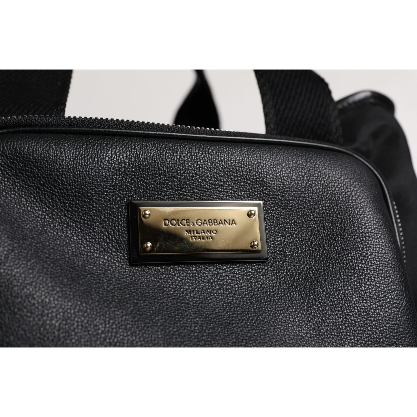 Dolce & Gabbana Black Shoulder Strap Pet Carry Logo Plaque Bag BAG4305