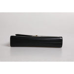 Dolce & Gabbana Black Leather Logo Plaque Document Briefcase Bag BAG4311