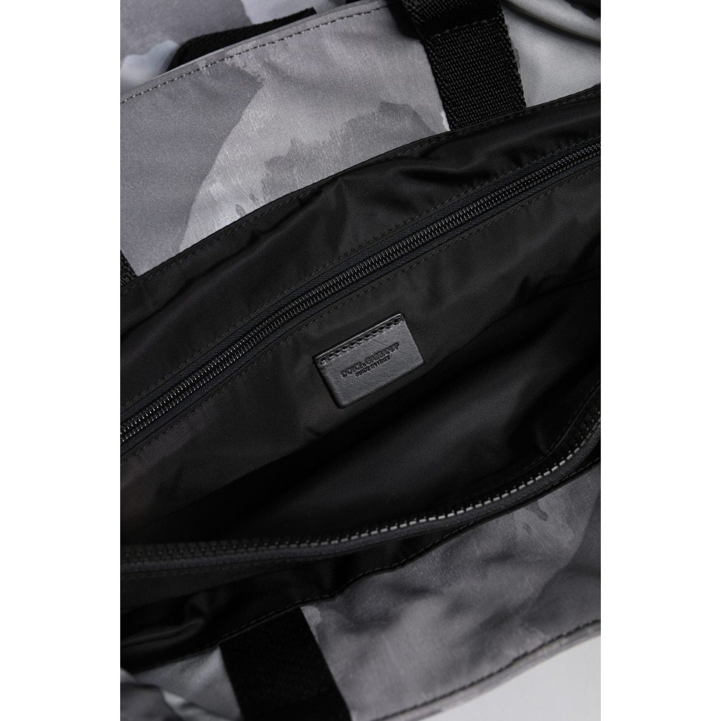 Dolce & Gabbana Black Camouflage Shoulder Strap Logo Plaque Bag BAG4384