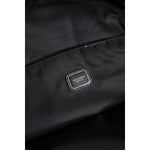Dolce & Gabbana Black Logo Tape Polyamide School Travel Backpack Bag BAG4387