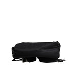 Dolce & Gabbana Black Logo Tape Polyamide School Travel Backpack Bag BAG4387