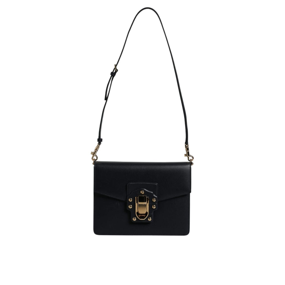 Dolce & Gabbana Black Calfskin Leather Shoulder Strap Bag BAG4308