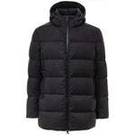 Herno Black Polyester Jackets & Coat HE-7595676-IT50 | L