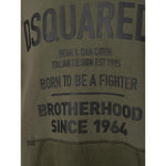 Dsquared² Green Cotton Hoody DS-5683674-XXL