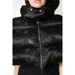 Dolce & Gabbana Black Padded Puffer Hooded Full Zip Cropped Jacket JKT41392-40