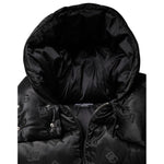 Dolce & Gabbana Black Padded Puffer Hooded Full Zip Cropped Jacket JKT41392-40