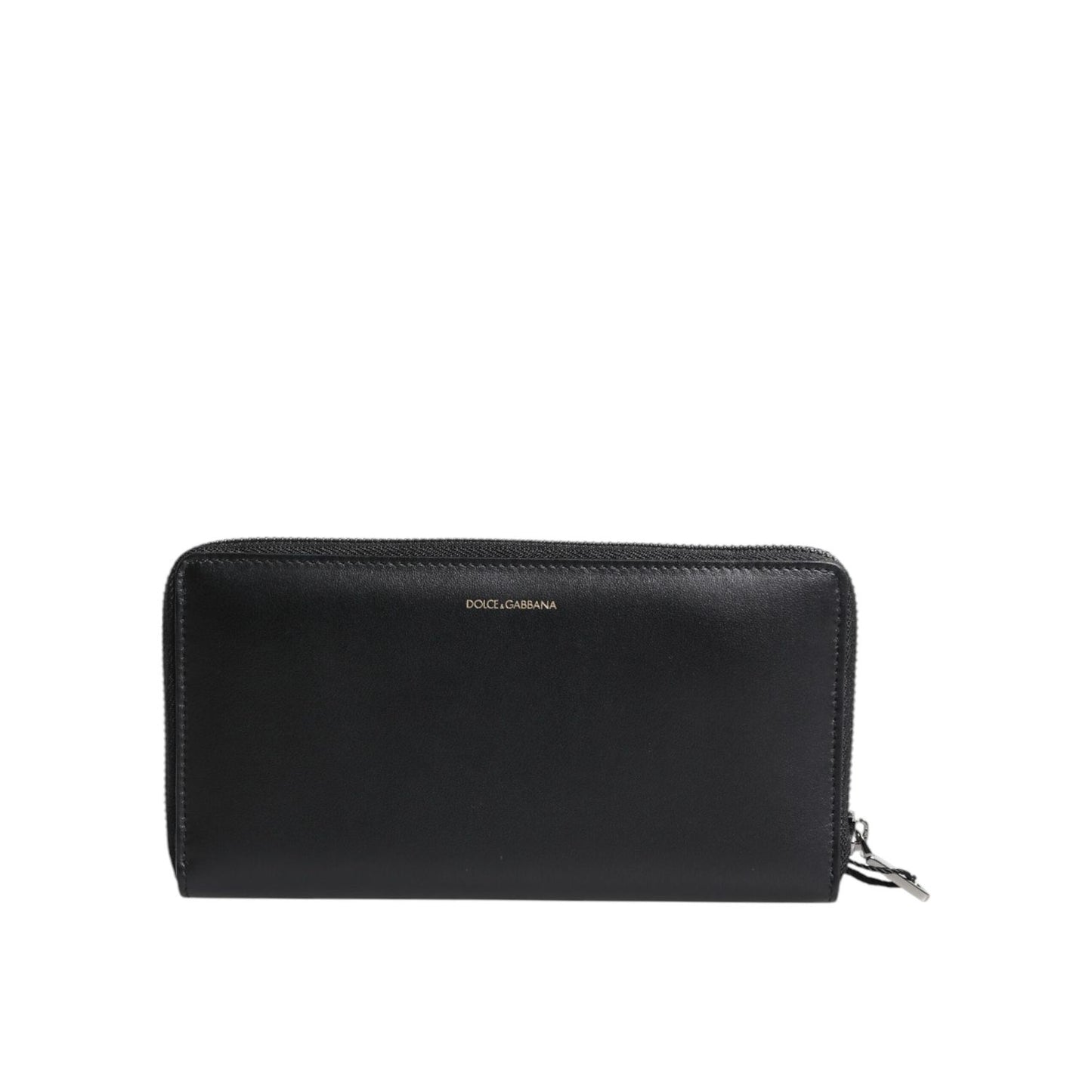 Dolce & Gabbana Black Blue Exotic Leather Embossed Continental Wallet BAG4621