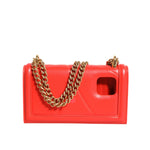 Dolce & Gabbana Red Leather Quilted Devotion Crossbody Phone Cover Bag BAG4528