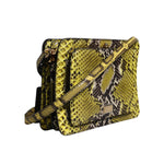 Dolce & Gabbana Green Exotic Leather DG Plaque Crossbody Clutch Bag BAG4599