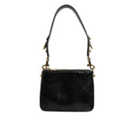 Dolce & Gabbana Black Exotic Leather Shoulder Sling Clutch Bag BAG4600