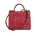 Dolce & Gabbana Pink Exotic Leather Top Handle Tote Crossbody Bag BAG4602