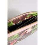 Dolce & Gabbana Multicolor Fig Fruit Dauphine Leather Zip Around Continental Wallet BAG4610