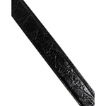 Dolce & Gabbana Black Alligator Leather Bag Shoulder Strap WMB436