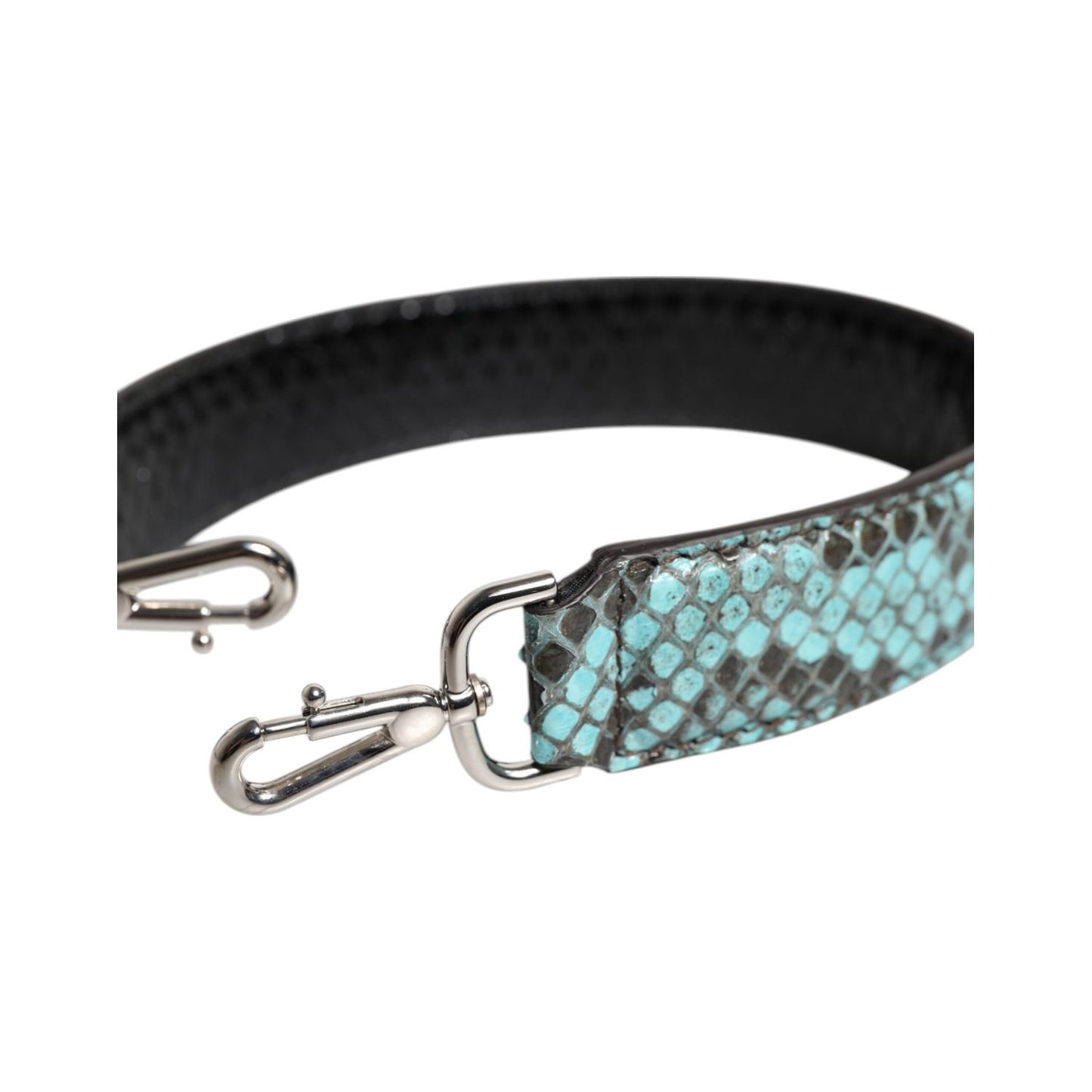 Dolce & Gabbana Black Blue Exotic Leather Bag Shoulder Strap WMB437