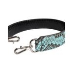 Dolce & Gabbana Black Blue Exotic Leather Bag Shoulder Strap WMB437