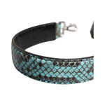 Dolce & Gabbana Black Blue Exotic Leather Bag Shoulder Strap WMB437