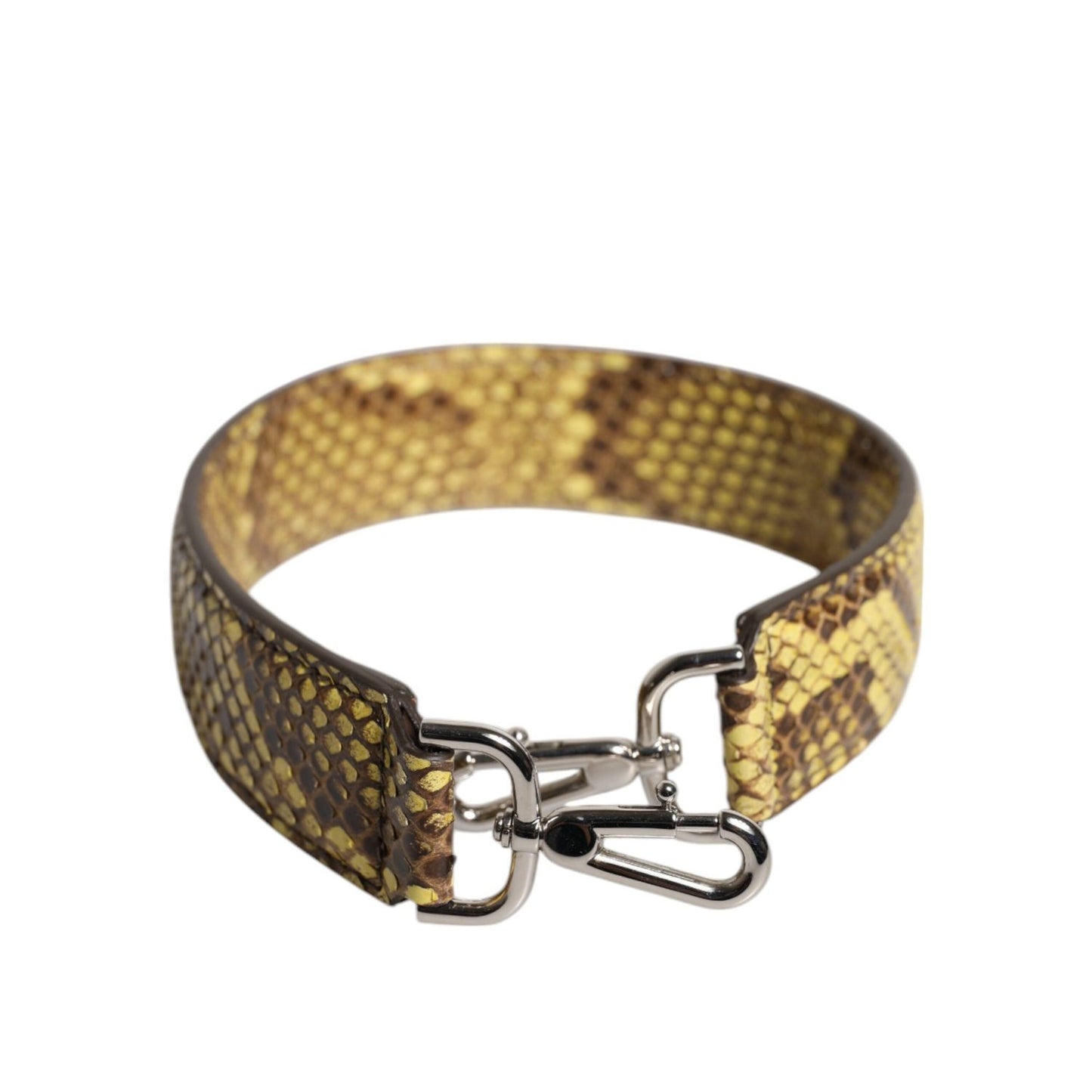 Dolce & Gabbana Yellow Exotic Leather Bag Shoulder Strap WMB448